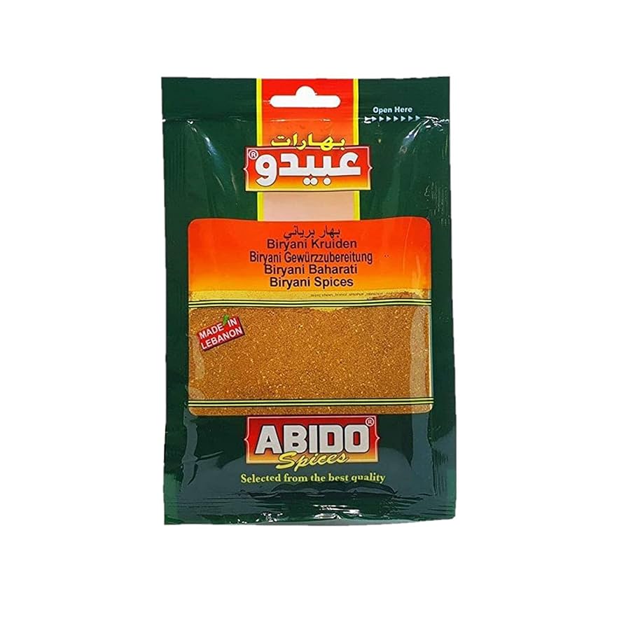 Abido Biryani Spices Lebanon 50g 10p 