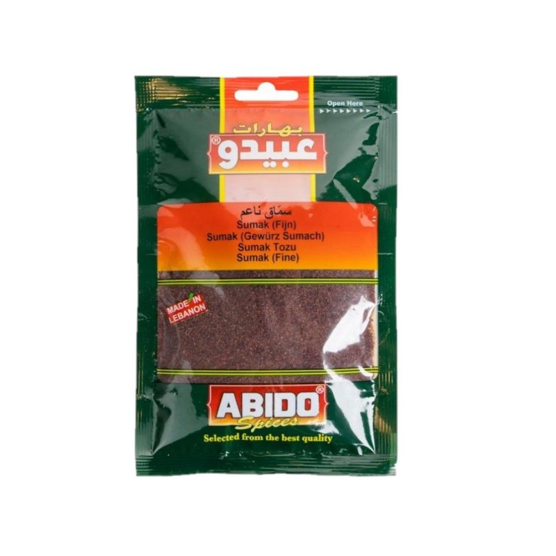 Abido Sumac moulu sachet 50g 10p