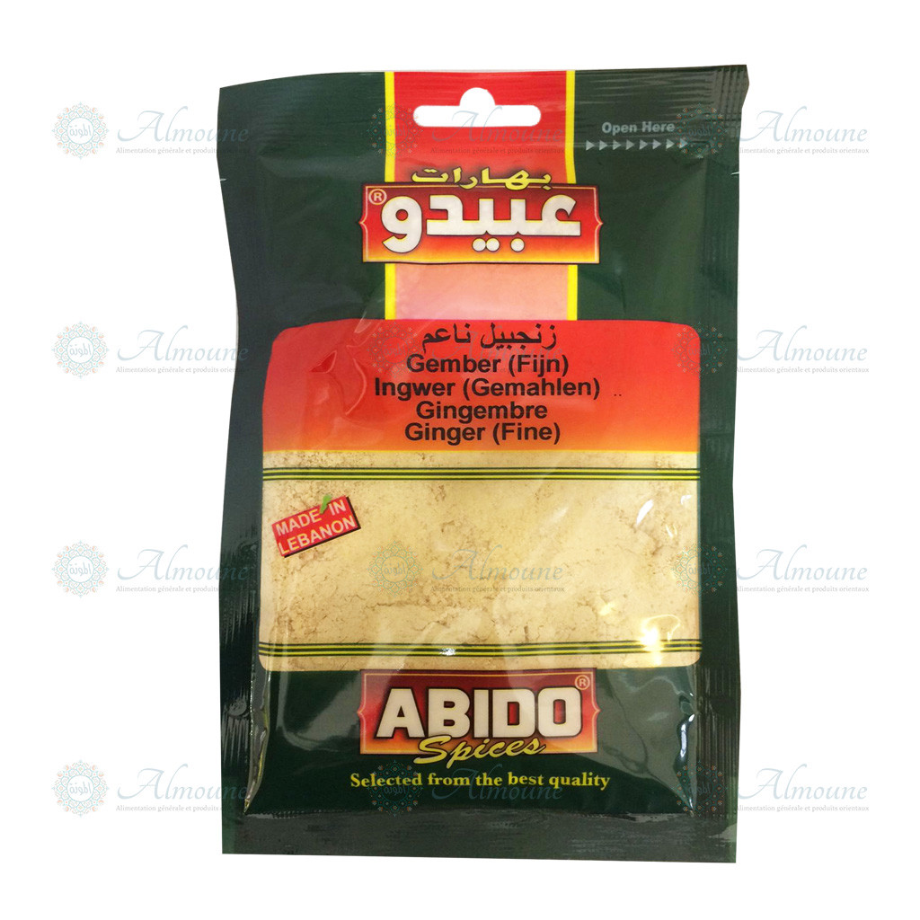 Gingembre moulu ABIDO 50G 10p