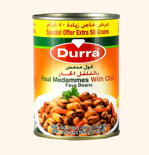 Al Durra Foul Medammes Lebanese Recipe 400G 24p