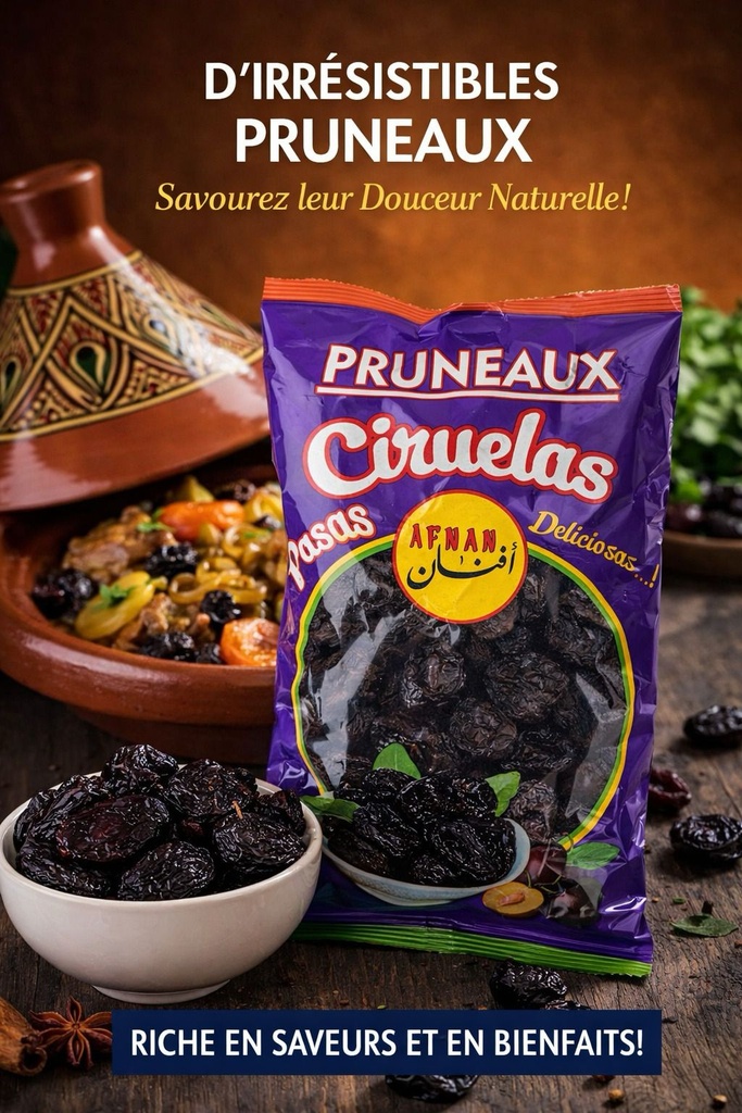 PRUNEAUX 400 GR CARTON 20
