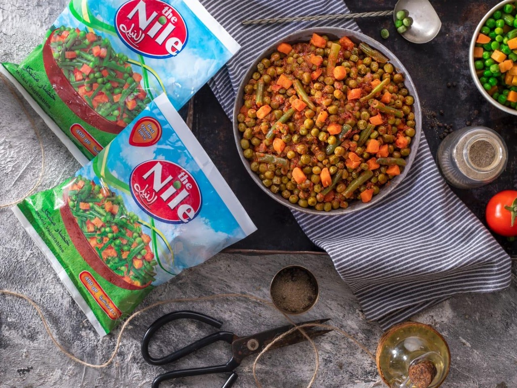 Mix de légumes surgelés 400gr 1 sachet 24 p
