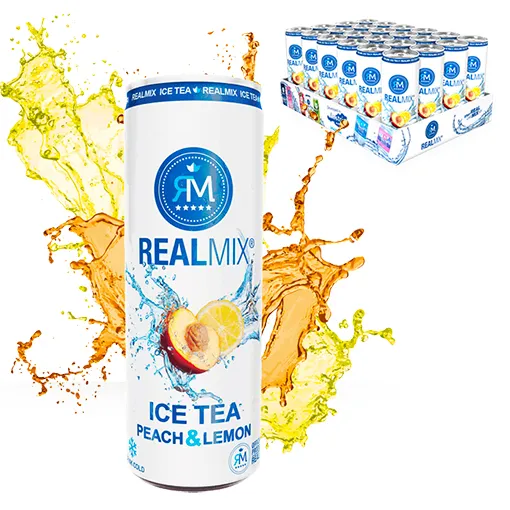 Boisson naturelle Stévia Ice Tea Pêche Citron (x24 canettes)
