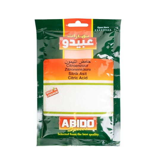 ACIDE CITRIQUE CITRON EN POUDRE 100GR
