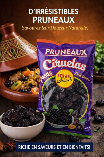 PRUNEAUX 400 GR CARTON 20